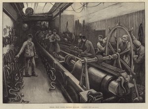 Test af kædekabler, Chatham Dockyard, Slacking Off